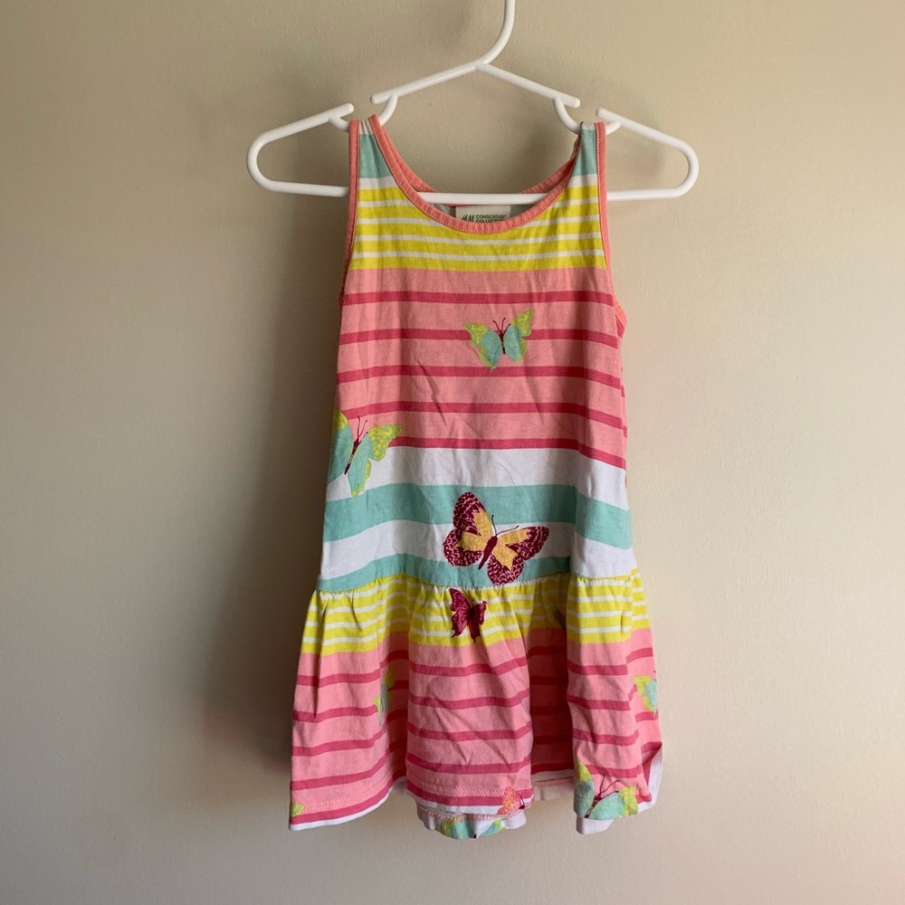 H&M Conscious Collection Butterfly Dress